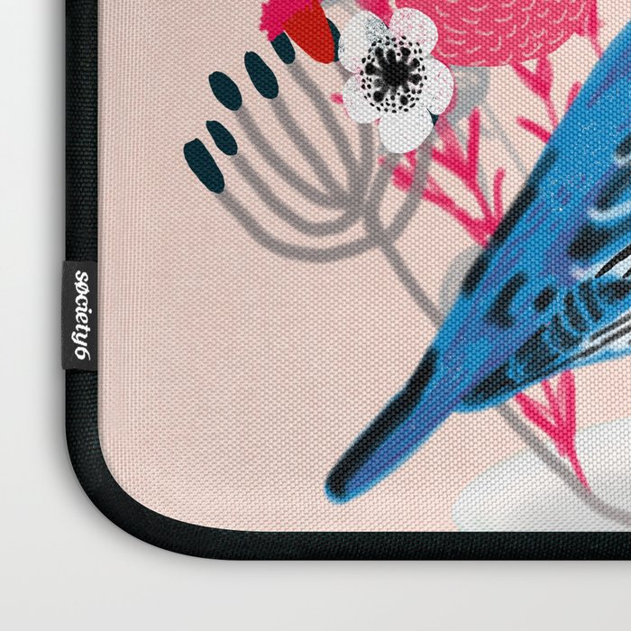 Bird on a Teacup by Andrea Lauren  Laptop Sleeve Gallery Image 3