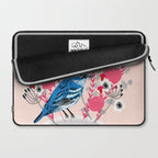 Bird on a Teacup by Andrea Lauren  Laptop Sleeve Gallery Image 2