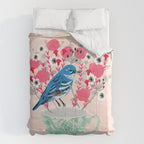Bird on a Teacup by Andrea Lauren  Comforter Gallery Image 6