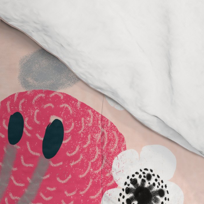 Bird on a Teacup by Andrea Lauren  Comforter Gallery Image 4