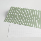 Boho Wall Art, Colour Prints, Sage Green, Line Art Wrapping Paper Gallery Image 2
