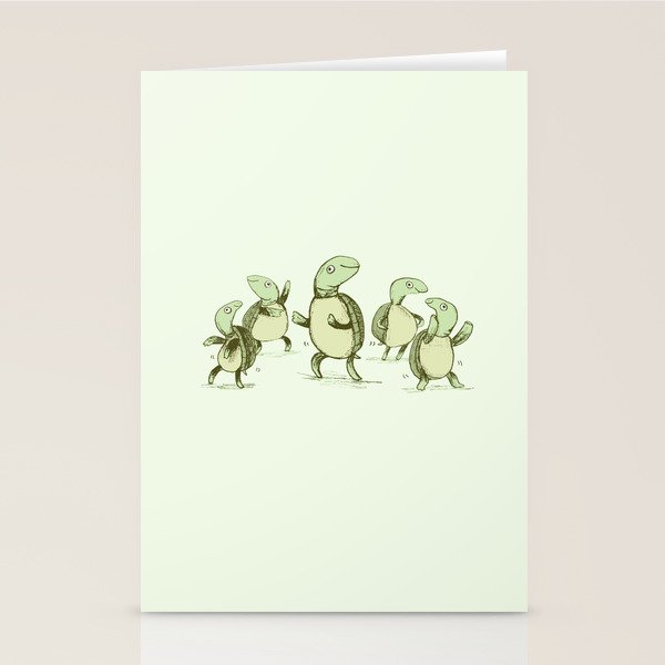 Dancing Turtles Stationery Card Gallery Image 2