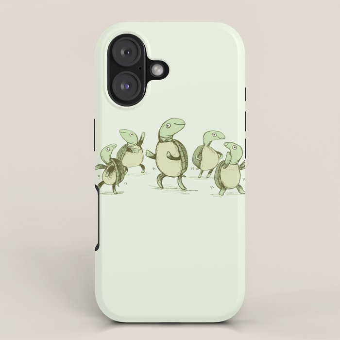 Dancing Turtles iPhone Case Gallery Image 1