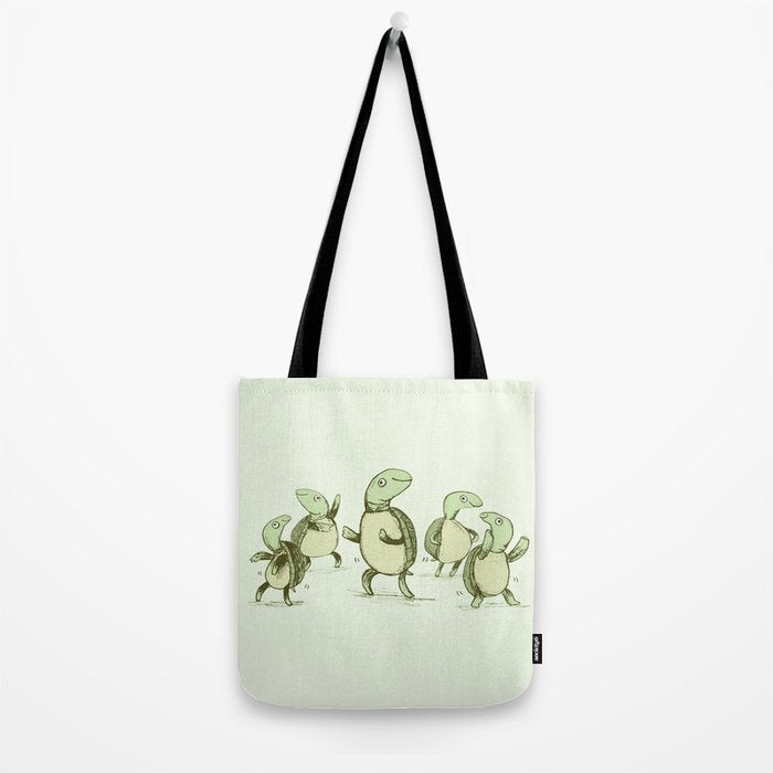 Dancing Turtles Tote Bag Gallery Image 2