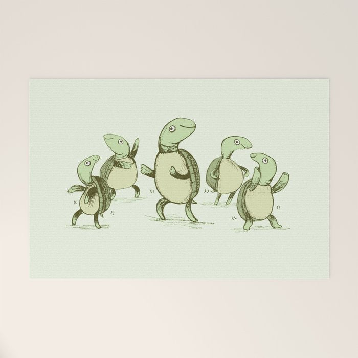 Dancing Turtles Welcome Mat Gallery Image 1