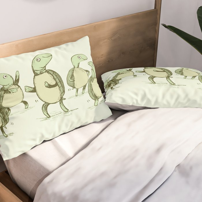 Dancing Turtles Pillow Sham Gallery Image 2