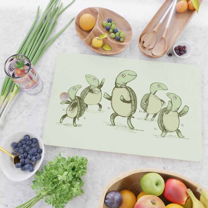 Dancing Turtles Cutting Board Gallery Image 2