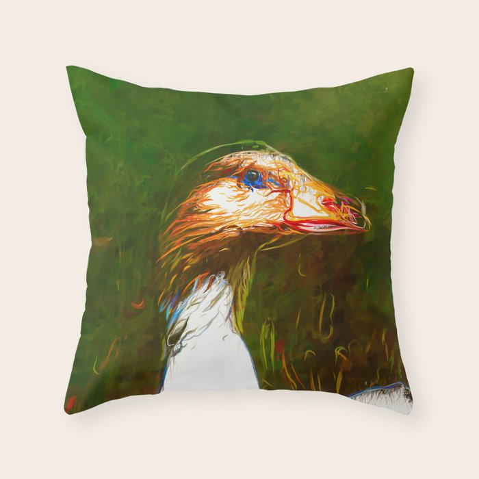 Among the Tall Grass Throw Pillow Gallery Image 6