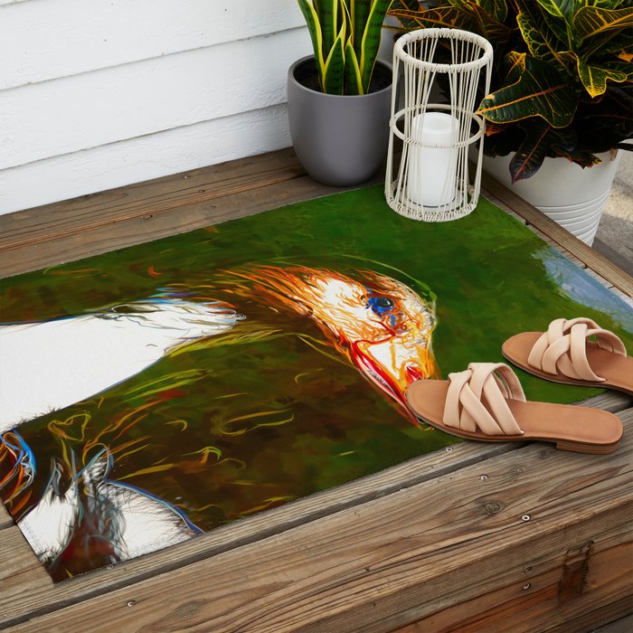 Among the Tall Grass Outdoor Rug Gallery Image 2