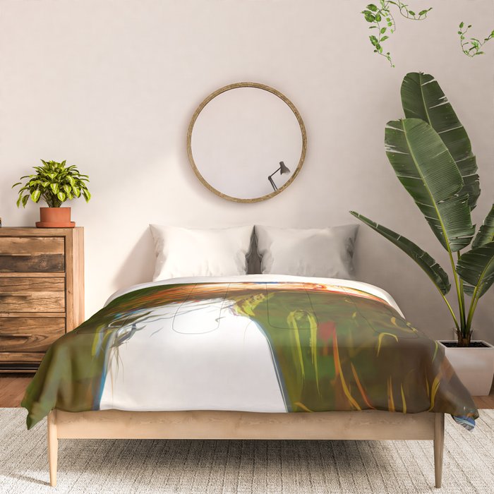 Among the Tall Grass Comforter Gallery Image 3