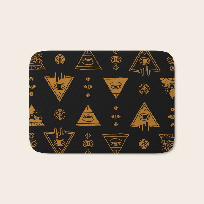 Seeing (Dark) Bath Mat Gallery Image 1