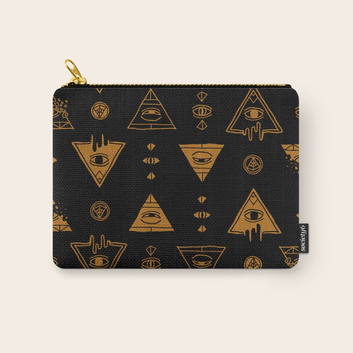 Seeing (Dark) Carry All Pouch Gallery Image 1