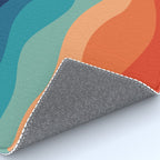 Retro 70s Waves Rug Gallery Image 4