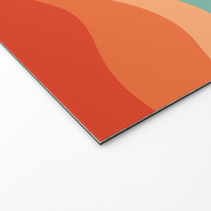 Retro 70s Waves Welcome Mat Gallery Image 2