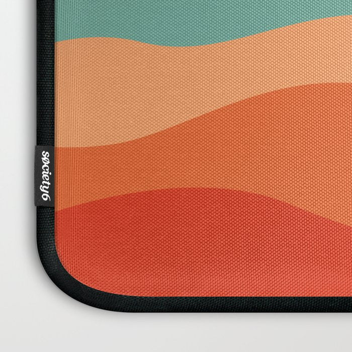 Retro 70s Waves Laptop Sleeve Gallery Image 3