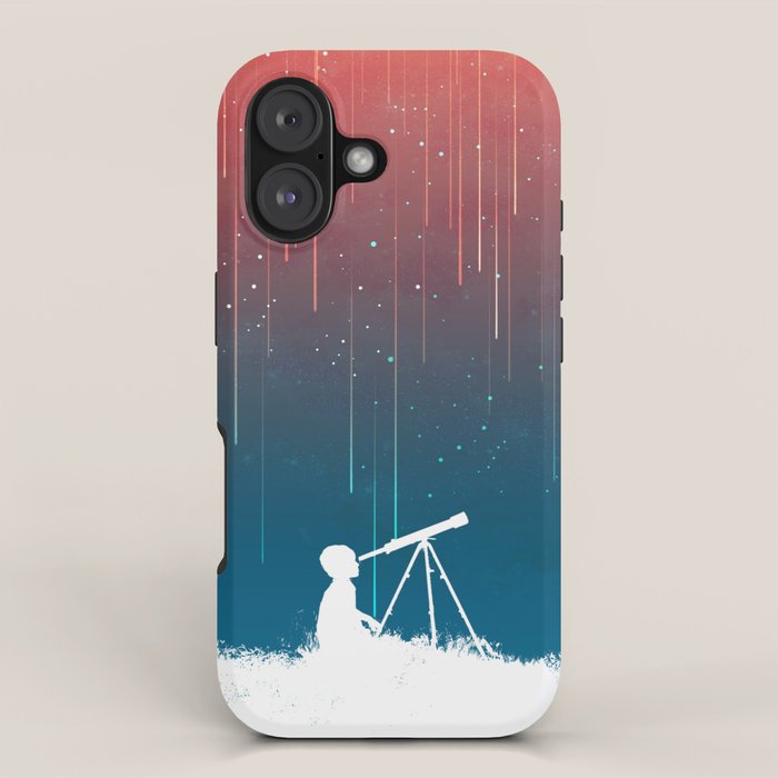 Meteor Rain (light version) iPhone Case Gallery Image 1
