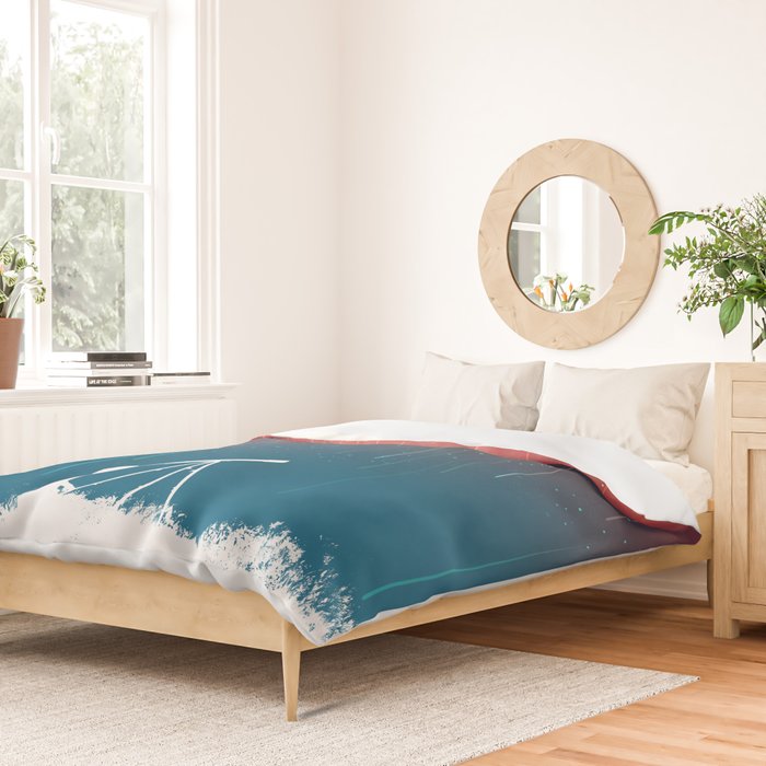 Meteor Rain (light version) Duvet Cover Gallery Image 2