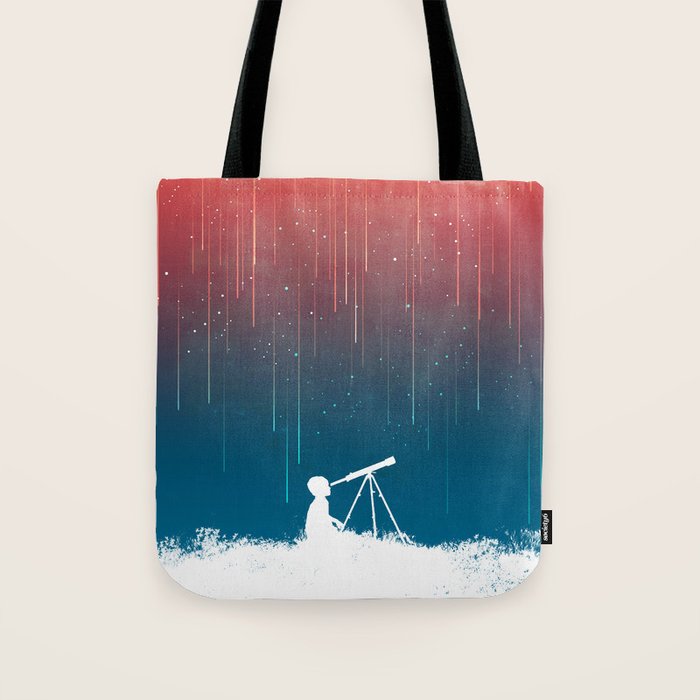 Meteor Rain (light version) Tote Bag Gallery Image 1