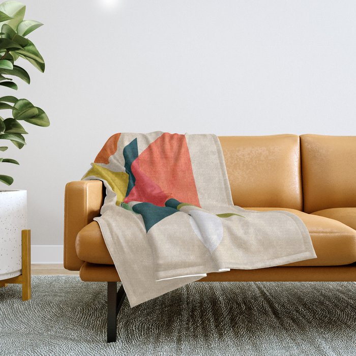 Reflection (of time and space) Throw Blanket Gallery Image 1