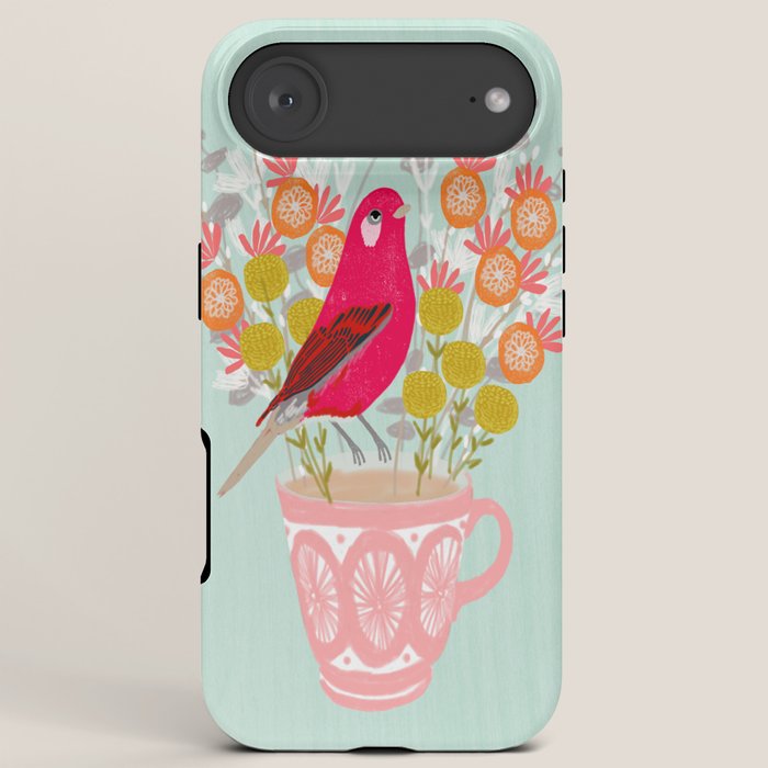 Bird on a Teacup by Andrea Lauren  iPhone Case Gallery Image 6