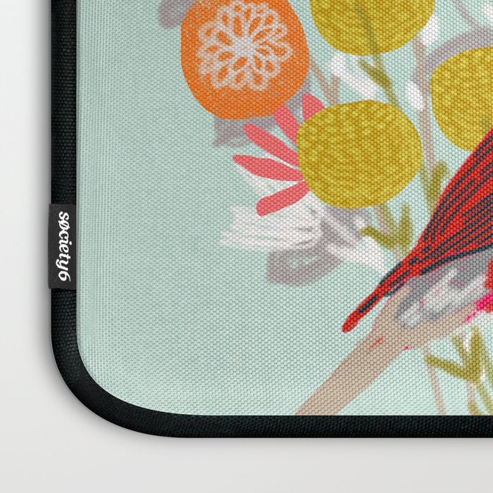 Bird on a Teacup by Andrea Lauren  Laptop Sleeve Gallery Image 3