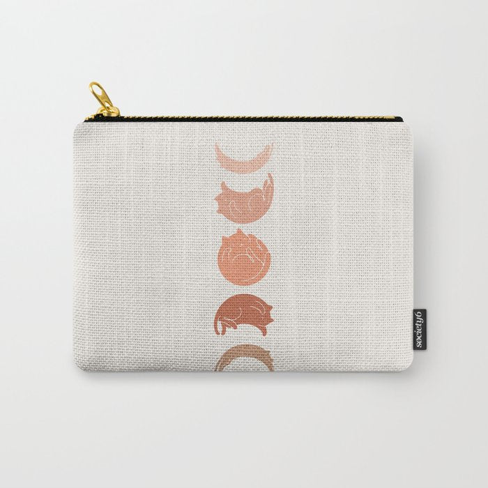 Cat Landscape 142: Cat Moon Carry All Pouch Gallery Image 1