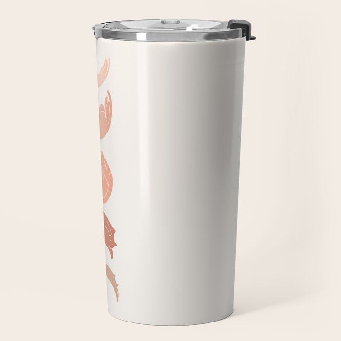 Cat Landscape 142: Cat Moon Travel Mug Gallery Image 2