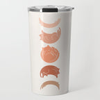 Cat Landscape 142: Cat Moon Travel Mug Gallery Image 1