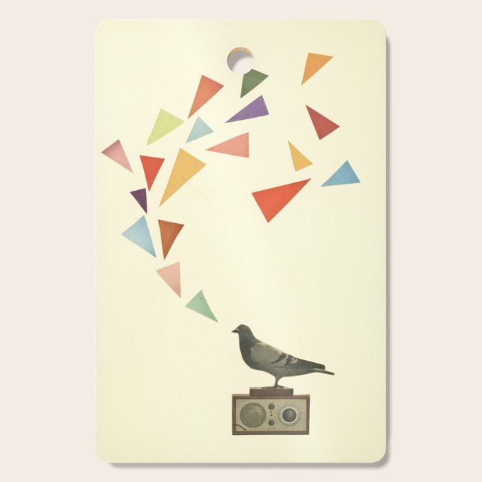 Pigeon Radio Cutting Board Gallery Image 1