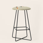 Birds on wire Stool Gallery Image 1