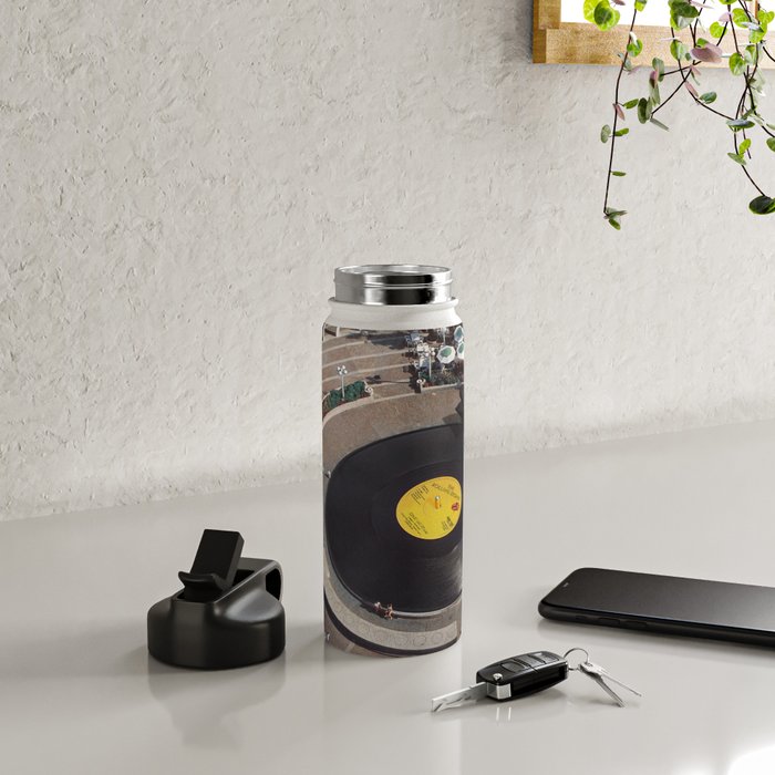 Start Me Up - Roundabout Vinyl Turntable Water Bottle Gallery Image 4