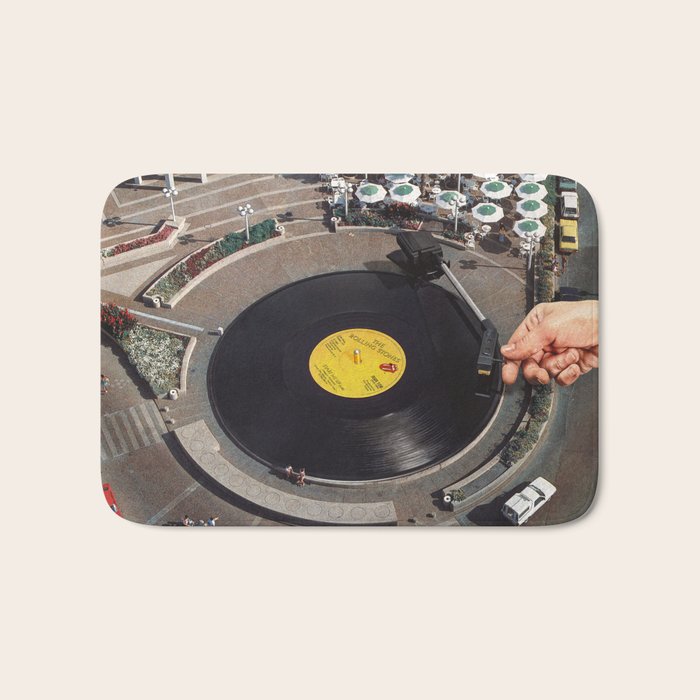 Start Me Up - Roundabout Vinyl Turntable Bath Mat Gallery Image 1