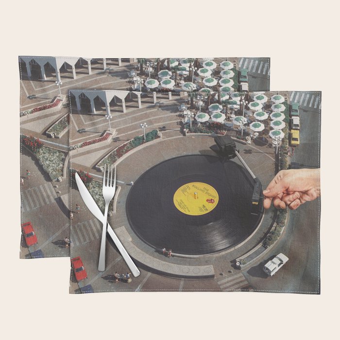 Start Me Up - Roundabout Vinyl Turntable Placemat Gallery Image 1