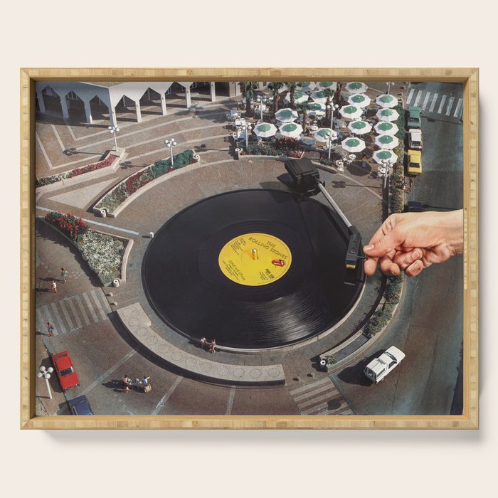 Start Me Up - Roundabout Vinyl Turntable Serving Tray Gallery Image 1