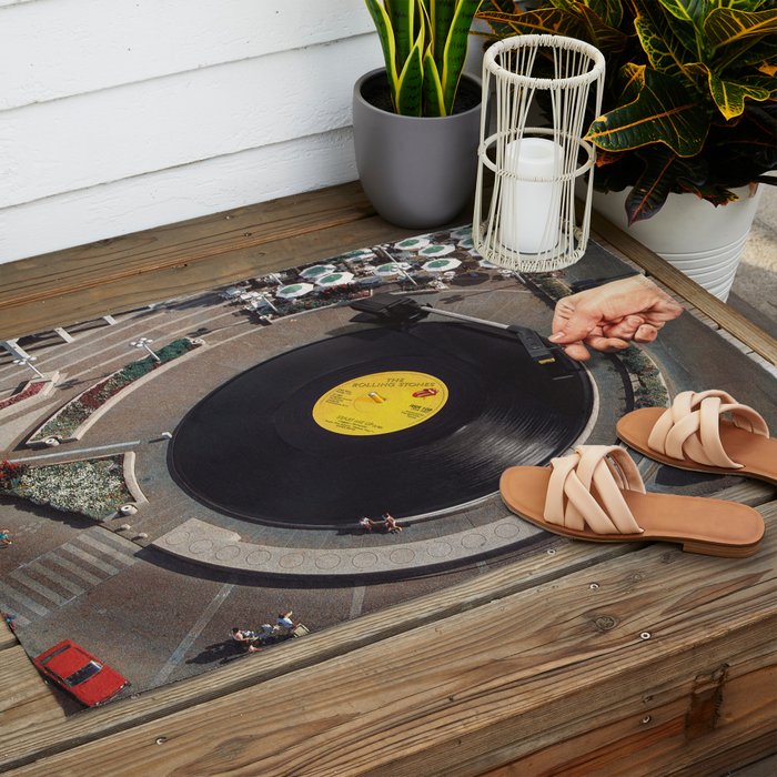 Start Me Up - Roundabout Vinyl Turntable Outdoor Rug Gallery Image 2
