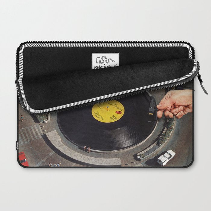 Start Me Up - Roundabout Vinyl Turntable Laptop Sleeve Gallery Image 2