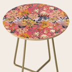 Multicolor Summer Floral Pattern Side Table Gallery Image 2