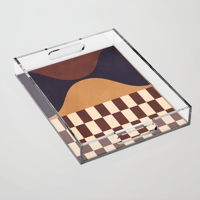 Geometric Abstraction 262 Acrylic Tray Gallery Image 1