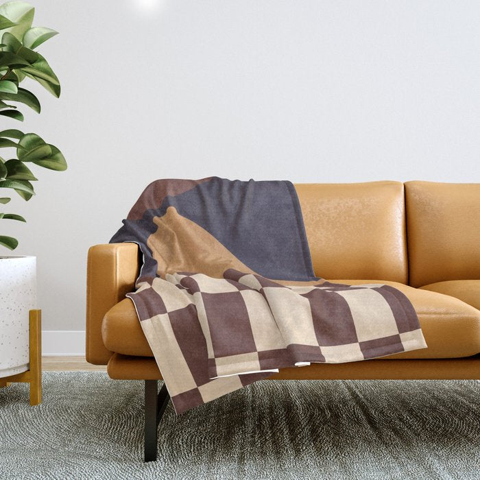 Geometric Abstraction 262 Throw Blanket Gallery Image 1