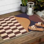 Geometric Abstraction 262 Outdoor Rug Gallery Image 2