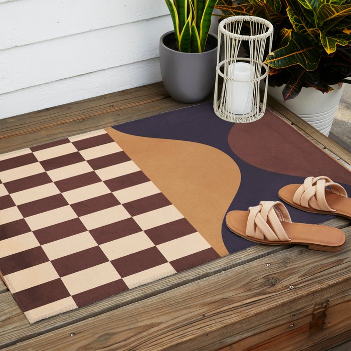 Geometric Abstraction 262 Outdoor Rug Gallery Image 2
