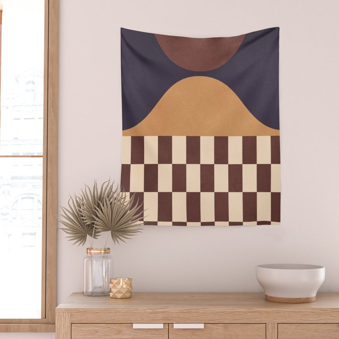 Geometric Abstraction 262 Wall Tapestry Gallery Image 2