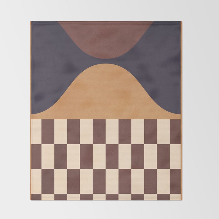 Geometric Abstraction 262 Throw Blanket Gallery Image 2