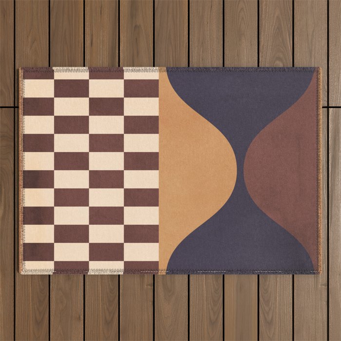 Geometric Abstraction 262 Outdoor Rug Gallery Image 1