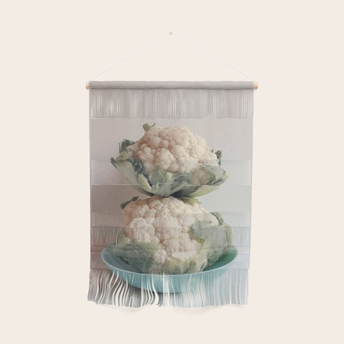 Cauliflower - modern vegetable food still life photograph Wall Hanging Gallery Image 1