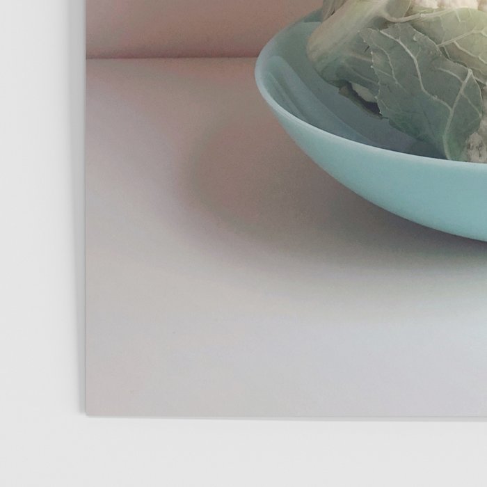 Cauliflower - modern vegetable food still life photograph Poster Gallery Image 3