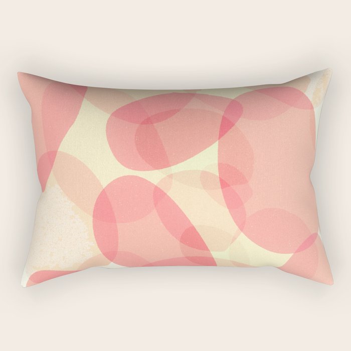 Soft Shapes Abstract #2 Rectangular Pillow Gallery Image 2