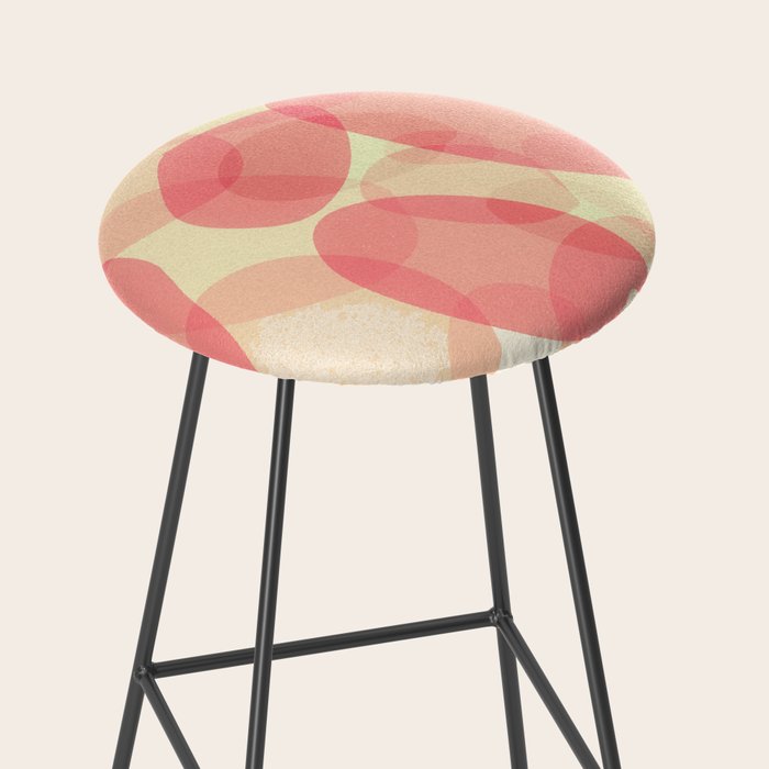 Soft Shapes Abstract #2 Stool Gallery Image 2
