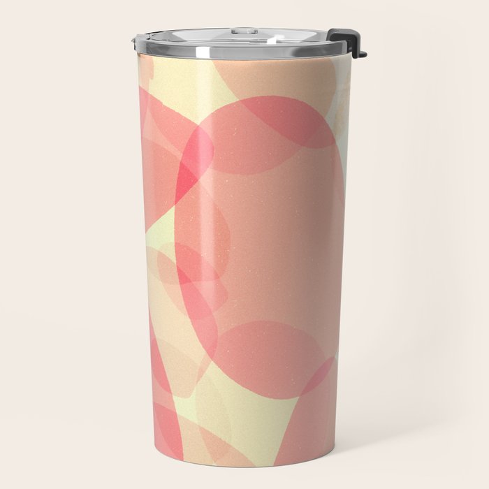 Soft Shapes Abstract #2 Travel Mug Gallery Image 2
