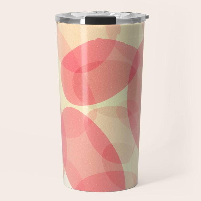 Soft Shapes Abstract #2 Travel Mug Gallery Image 1
